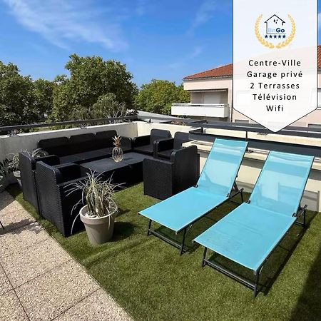 Bngo I Immense Rooftop Lyon I 2 Chambres, 4 Places Parkings, 2 Immenses Terrasses, 8 Personnes Buitenkant foto